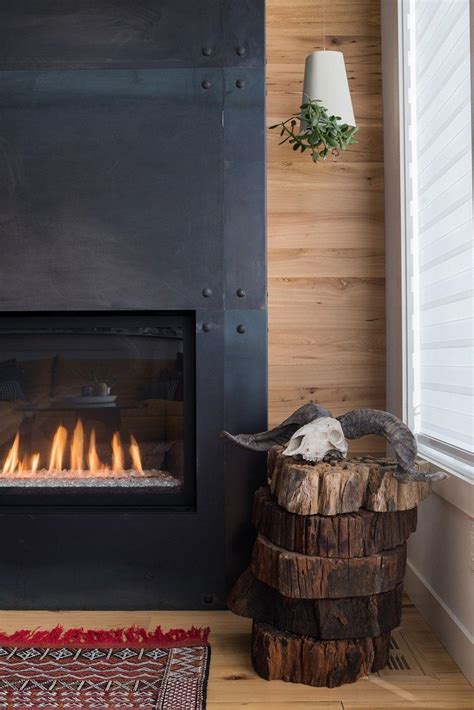 black sheet metal for fireplace|diy metal fireplaces.